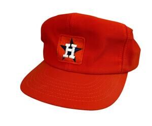 Houston Astros Vintage Hat Snap Back Trucker Made in USA 1970's 1980's Baseball